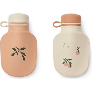 Lizzie 2-pak Smoothieposer, Peach/Sea Shell