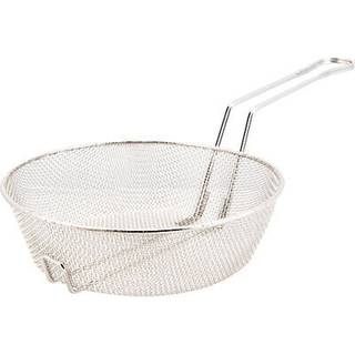Winco kulinarisk kurv 10-tommer diameter fin mesh medium nikkel