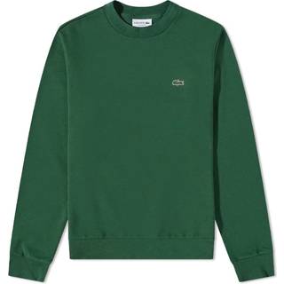 LACOSTE Herren Sweatshirt grün unifarben Classic Fit
