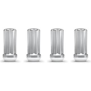White Knight 3809L-4 Chrome M14 X 1,50 Duplex Spline Lug Nut 4 Pack