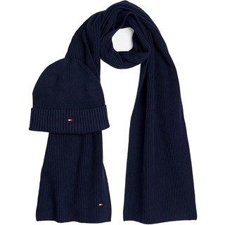 Hilfiger Flag Beanie And Scarf Set