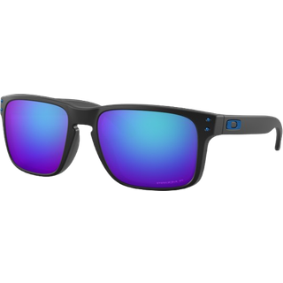 Oakley OO9244 HOLBROOK Asian Fit Polarized 924448 56 Solbriller Mænd Black - Matte Black - 56mm