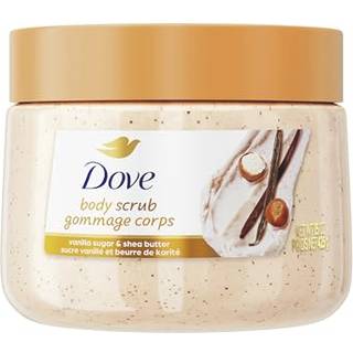 Dove Vaniljesukker og sheasmør eksfolierende kropsscrub - Nærer huden, så den er glat og strålende (425 g)