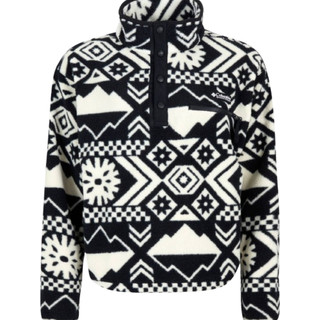 Columbia Helvetia Aztec Fleece, Sort - M