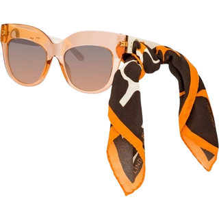 Linda Farrow DUNAWAY LFL1049 C6 56 Solbriller Mænd Krystalklar - Transparent Papaya Orange - 56mm