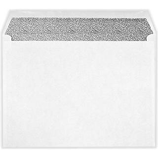 Luxpaper 9 x 12 pjece konvolutter | Sikkerhed farvetone | Hvid | 24lb. Tekst | 250 Antal