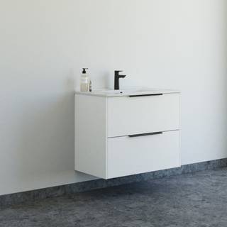 Dansani Mido møbelpakke 81 cm 2 sk, vask, glat, hvid