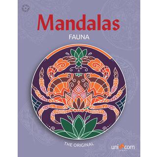 Mandalas - Fauna Sider: 32 sider, der kan tages ud af bogen Format: 21 cm x 27 cm Materiale: 170 g papir fra bæredygtigt skovbrug. Trykt i Danmark.