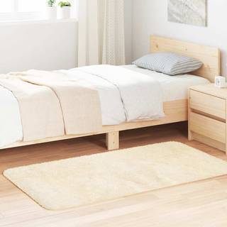 shaggy gulvtæppe NAVARRA 80x150 cm høje luv cremefarvet