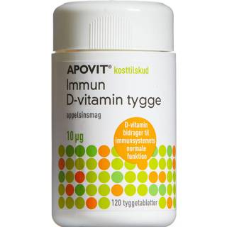 Apovit immun D-vitamin tygge 10mikg