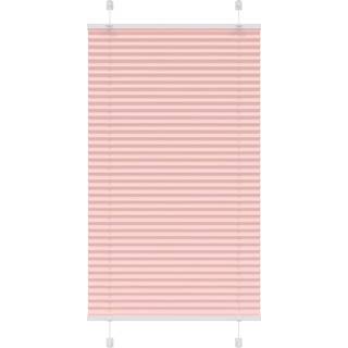 Plisségardin Lyserød 75x100 cm Stofbredde 74,4 cm Polyester