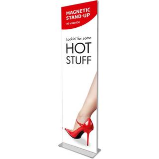 Magnetic Stand-up, bannerstander, 40 x 160 cm