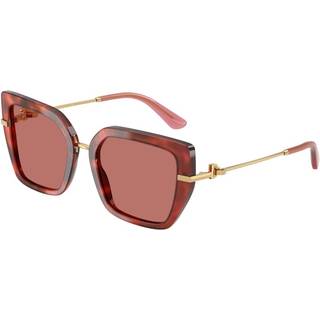 Dolce & Gabbana DG4474F Asian Fit 344469 53 Solbriller Kvinder Tortoiseshell - Brown Tortoise - 53mm