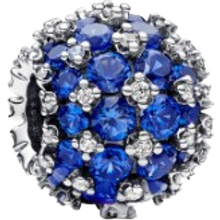Pandora Sparkling Pavé Round Blue Charm