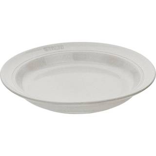 Staub Dining Line Tallerken 24 cm, Keramisk, White Truffle