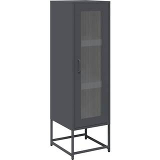 skab 36x39x123 cm koldvalset stål antracitgrå
