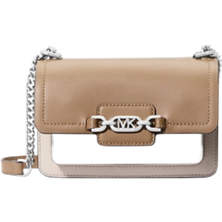 MK Heather Extra-Small Logo Crossbody Bag - Natural - Michael Kors - ONE SIZE