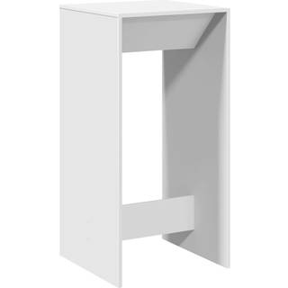 Barbord 51X50X103,5 Cm Konstrueret Træ - Hvid / 51 cm