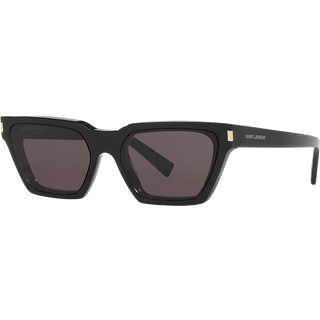 SAINT LAURENT Kvinde SL 633 CALISTA 001 Solbriller Acetat Sort Sort Cat Eye Normal