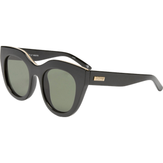 Le Specs Air Heart Black/Gold With Khaki Mono Lens