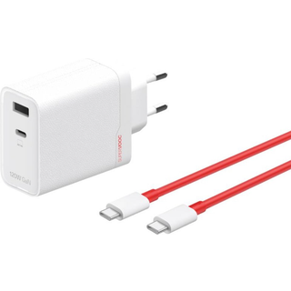 OnePlus SUPERVOOC 120W Dobbeltport Netteadapter - hvid oplader