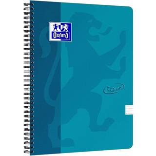 Oxford Touch notesbog A4 kvadreret 70 ark 90g turkis