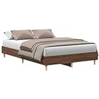 Sengestel Uden Madras Konstrueret Træ Antikt Træ - Brun eg / 120 x 200 cm