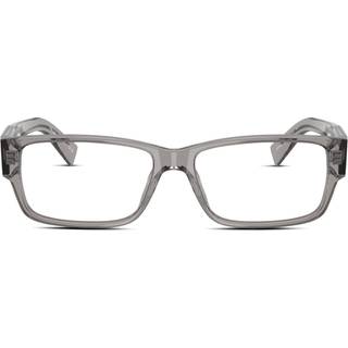 Prada Mand PR B09V 16Z1O1 Optiske stel Acetat Grå Transparent Firkantet Normal