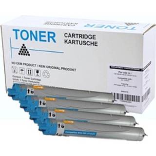 Kompatibelt sæt 4x toner til Dell 5110cn 5110 cn fra ABC