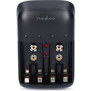 Nedis NiMH-batterioplader  AA/AAA/E-Block
