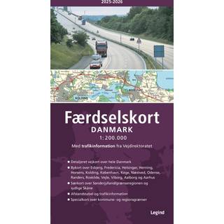 Færdselskort Danmark 2025-2026