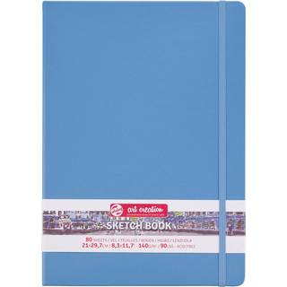Hardcover Sketchbook - Lys Blå 21 x 29,7 cm
