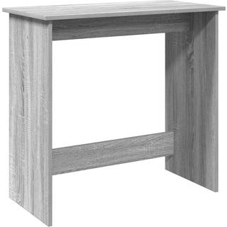 Skrivebord 80X40X75 Cm Konstrueret Træ - Grå sonoma-eg