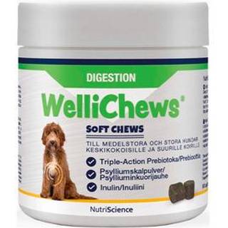Swedencare Wellichews Digestion tyggetabeletter til hund, M/L - 60 stk.