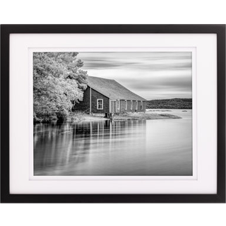 Galleri Solutions - St?rrelse 14 """" X18 """" Dobbelt luftfartsm?tm?tte Billedramme - Slank sort/hvidt design til v?gmontering - Rektangul?r v?gmont