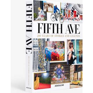 Assouline Coffee Table Books - 'Fifth Avenue: 200 Years of Stories and Legends' in White Papaer, Cardboard, Cloth