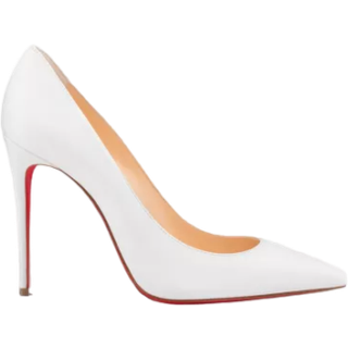 Christian Louboutin Kate nappa pumps - white - EU 34.5