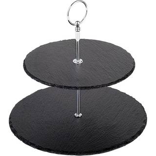 Opsats, skifer, Ø25/Ø20xH24 cm