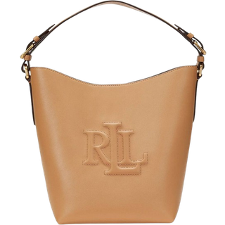 Lauren Ralph Lauren Lauren Ralph Lauren Witley Leather Logo Bucket Bag