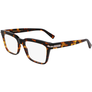 Ferragamo Mand SF3014 242 Optiske stel Acetat Havana Firkantet Normal