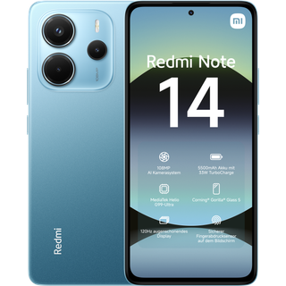 Xiaomi Redmi Note 14 smartphone 6/128GB (sort) - På lager i butik