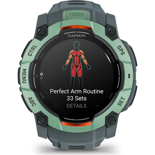 Garmin Instinct 3 - 50 mm AMOLED Ur i Grøn til Løb og Outdoor - Nedsat Pris. Vejl. Pris: 3899DKK
