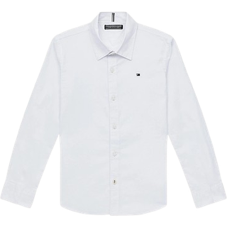 Tommy Hilfiger Tommy Hilfiger White Stretch Cotton Poplin Shirt