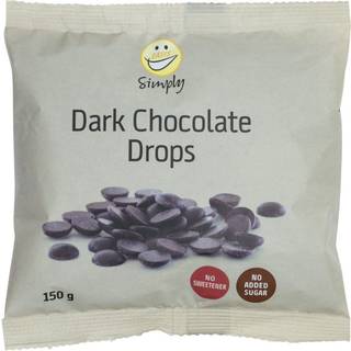 EASIS Simply Dark Chocolate Drops (150 g)