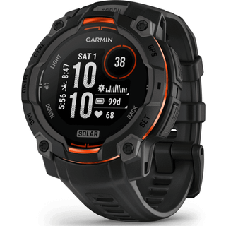 Garmin Instinct 3 - 45 mm Solar Smartwatch til Løb Unisex Sort - Nedsat Pris. Vejl. Pris: 3099DKK