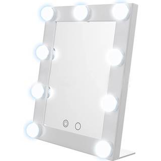 Make-up-spejl med LED-lys og touch-kontrol