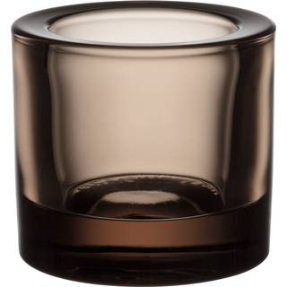 Iittala Kivi Fyrfadsstage 6 Cm - Fyrfadsstager Glas Linen - 1062235