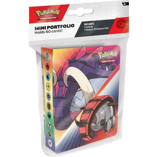 Pokemon TCG: Mini Portfolio og booster pack - mappe med plads til 60 samlekort