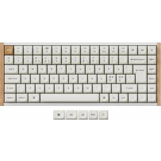 Keychron K2 He Se Qmk Wood Kabel & Trådløs Gateron Double-rail Magnetic Nebula Nordisk