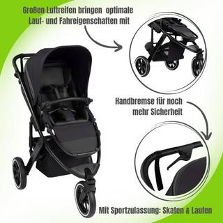 ABC Design  Salsa 5 Run Aktivitetsvogn, Coal